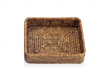 BASKET TAB1 - Rattan tray by DECOR WALTHER - view 2